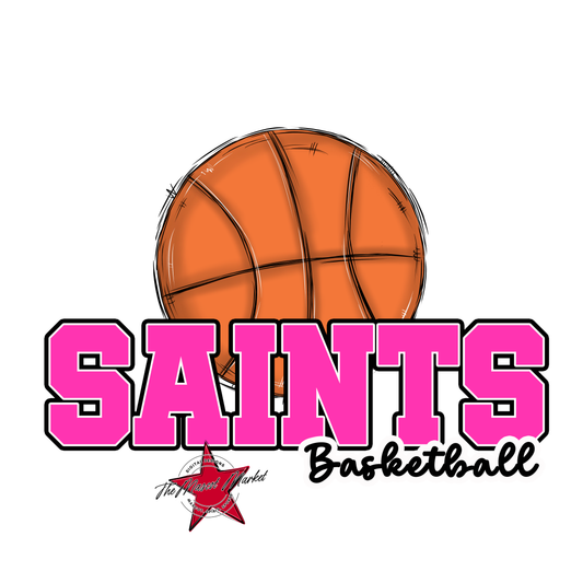 Saints Varsity Basketball-Pink