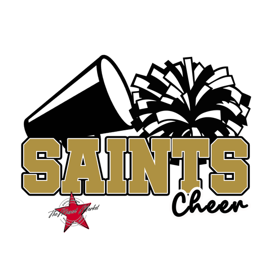Saints Varsity Cheer-Gold