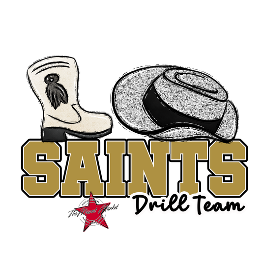 Saints Varsity Drillteam-Gold