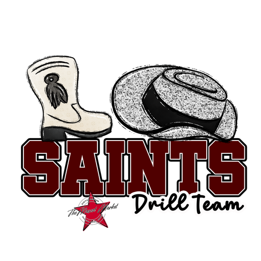 Saints Varsity Drillteam-Maroon