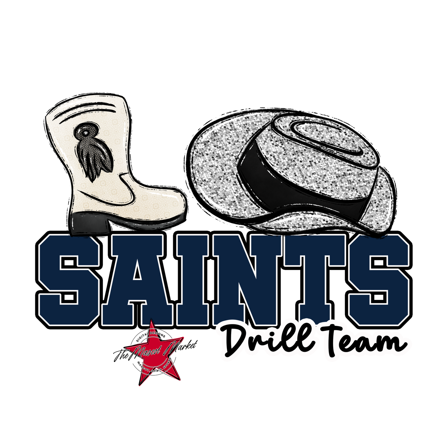 Saints Varsity Drillteam-Navy