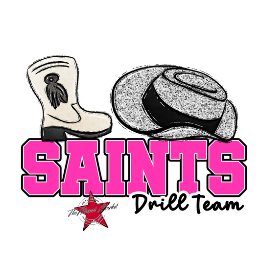 Saints Varsity Drillteam-Pink