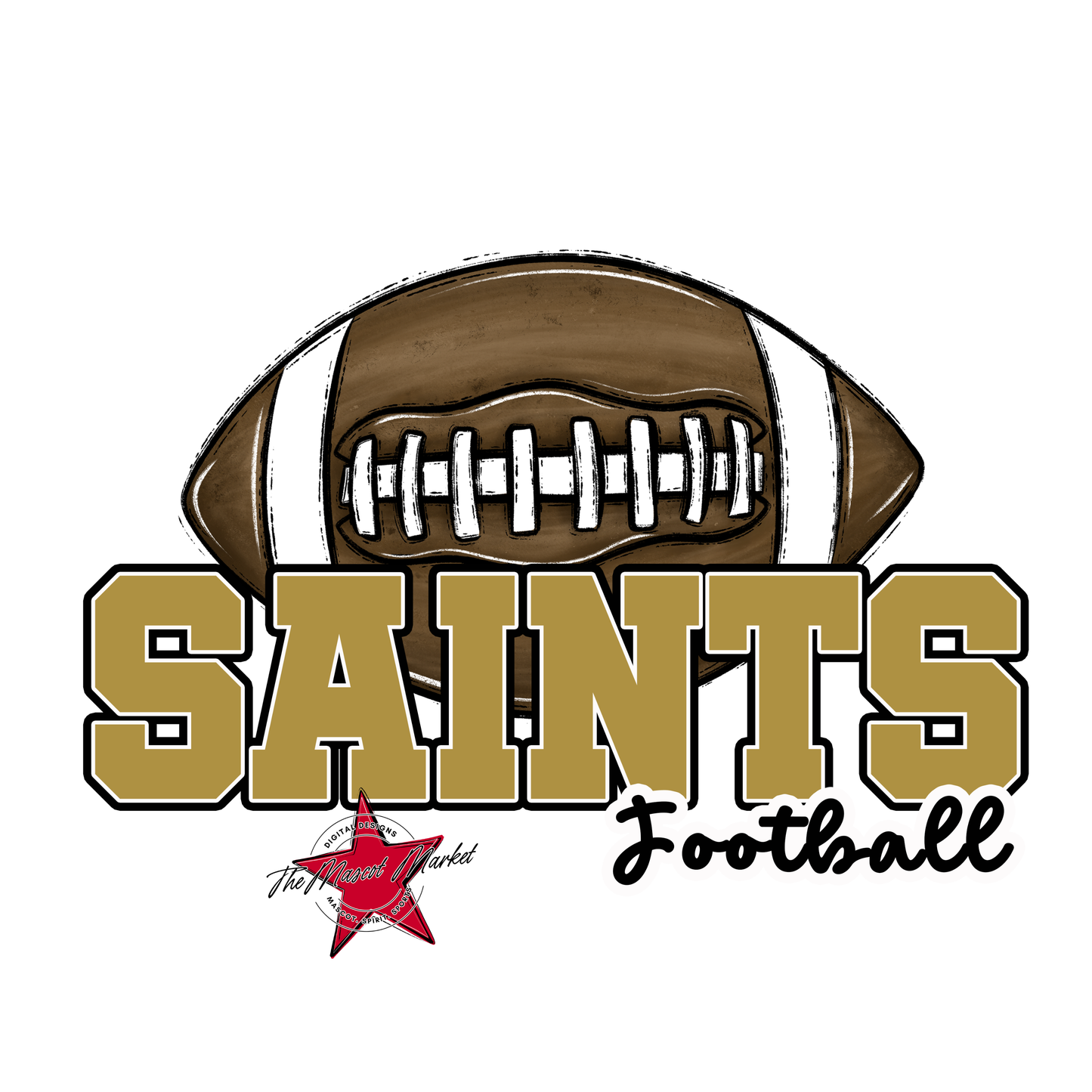 Saints Varsity Football-Gold