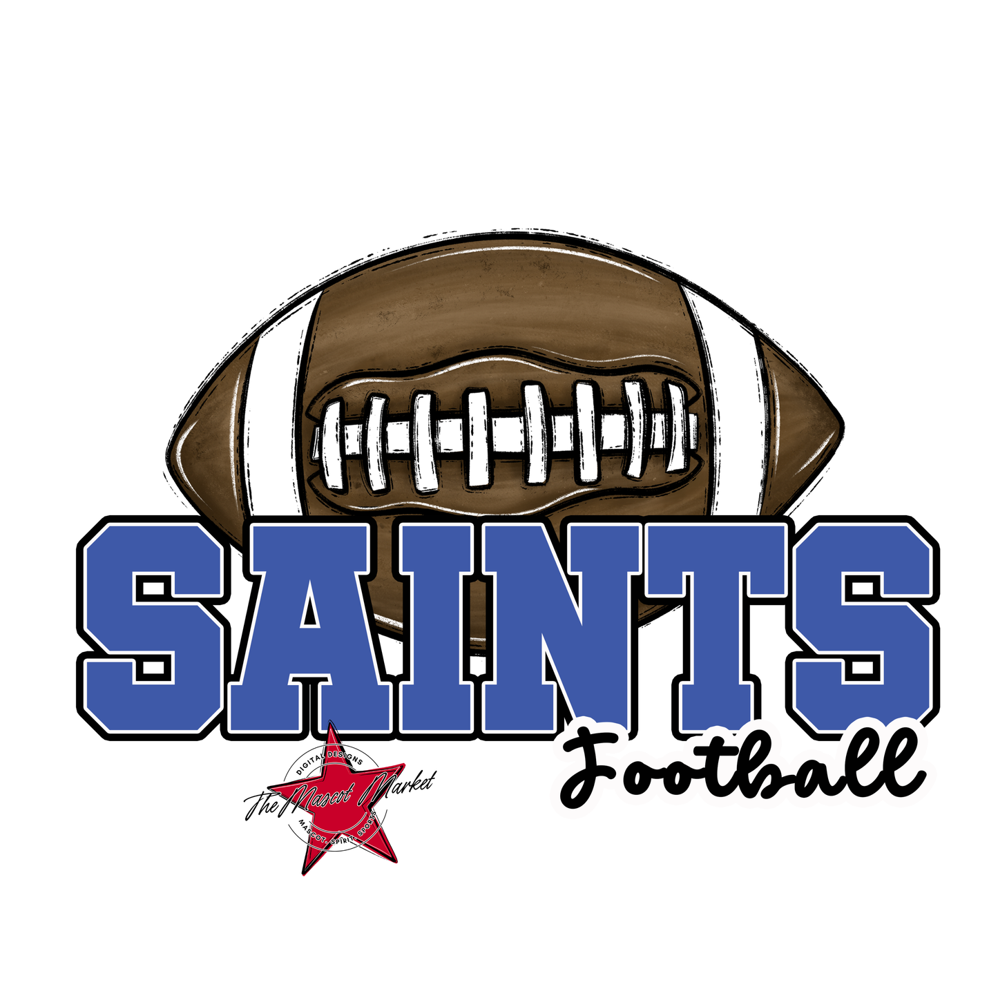 Saints Varsity Football-Off Blue