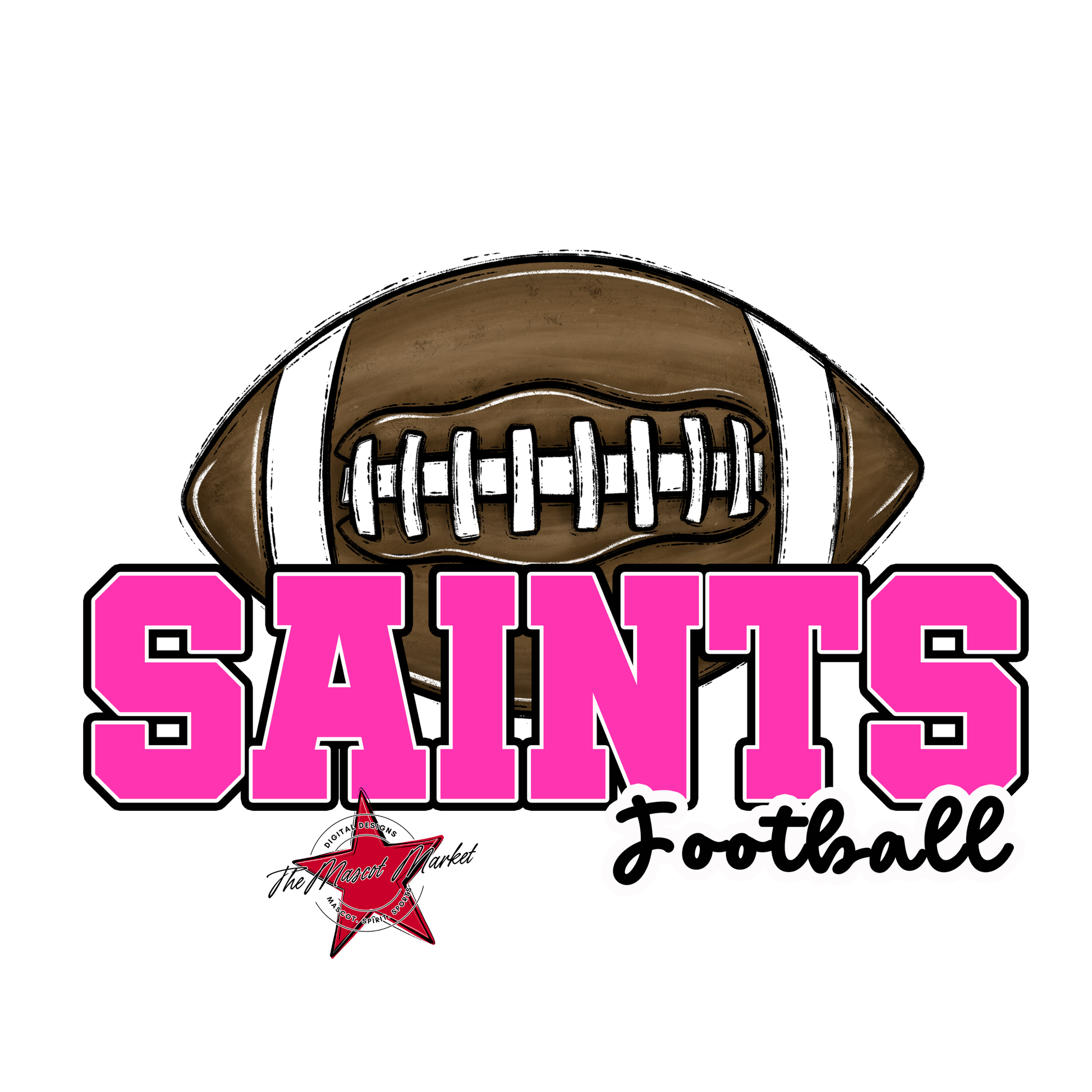 Saints Varsity Football-Pink