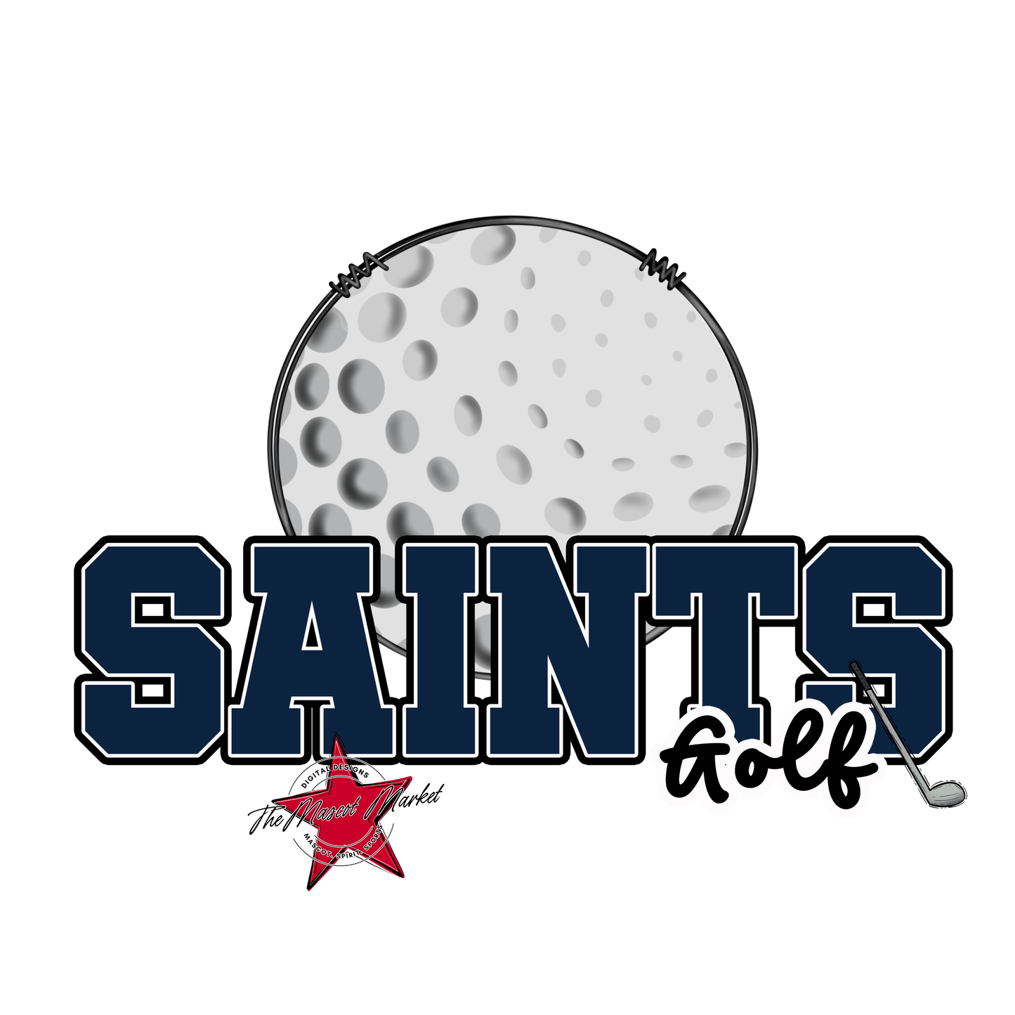 Saints Varsity Golf-Navy