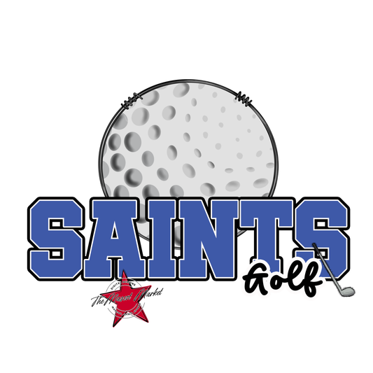 Saints Varsity Golf-Off Blue
