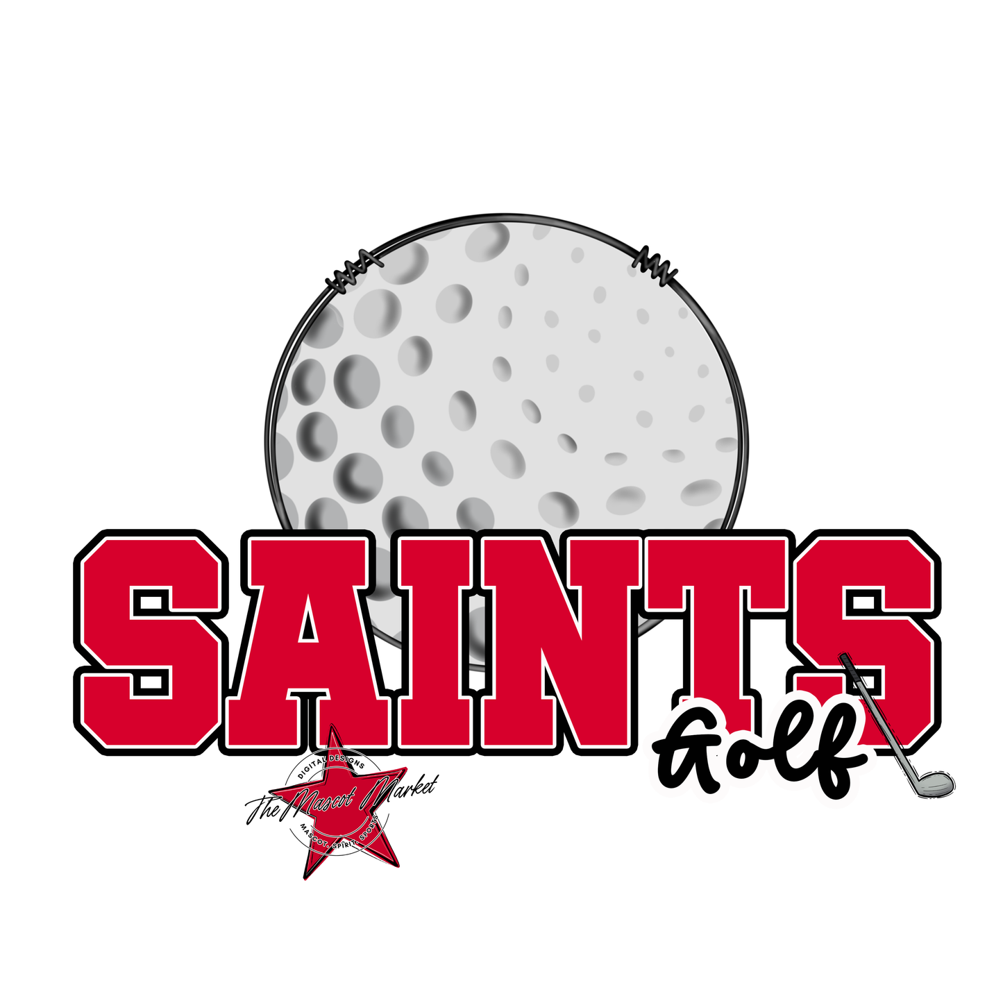 Saints Varsity Golf-Red