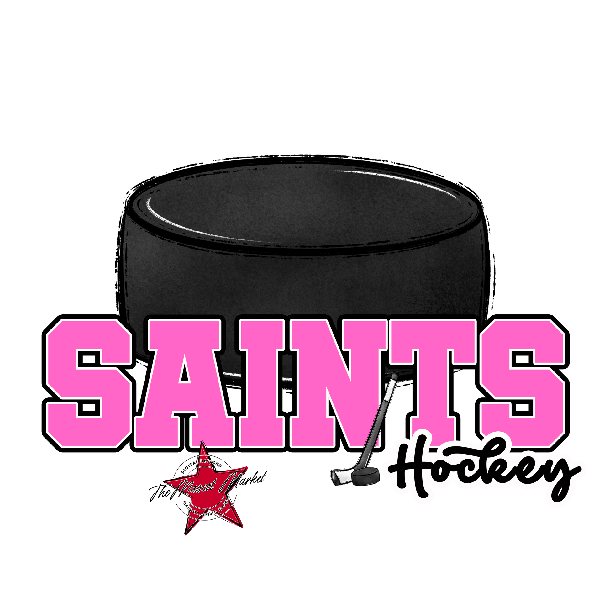 Saints Varsity Hockey-Baby Pink
