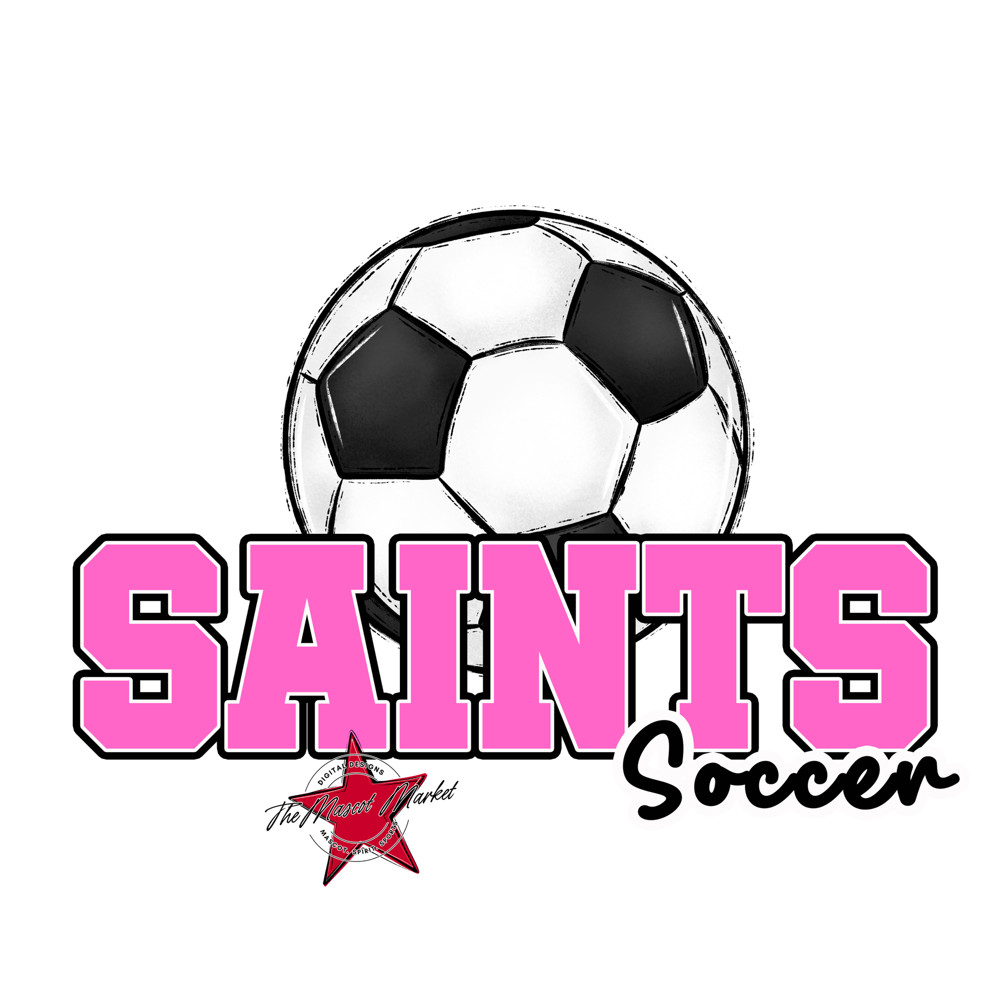 Saints Varsity Soccer-Baby Pink