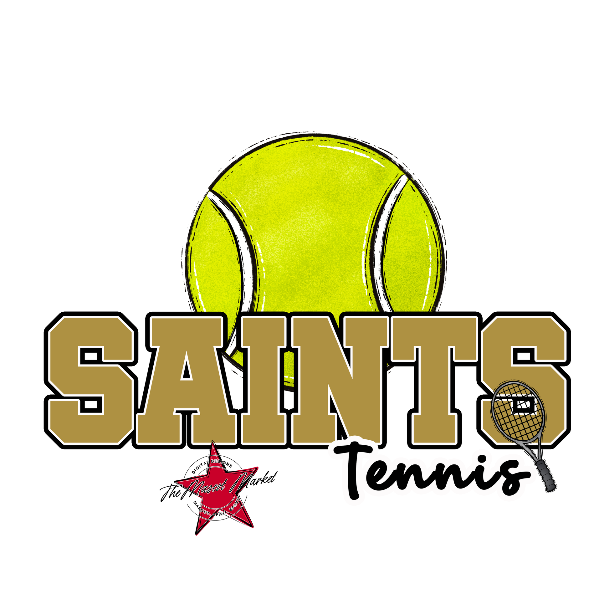 Saints Varsity Tennis-Gold