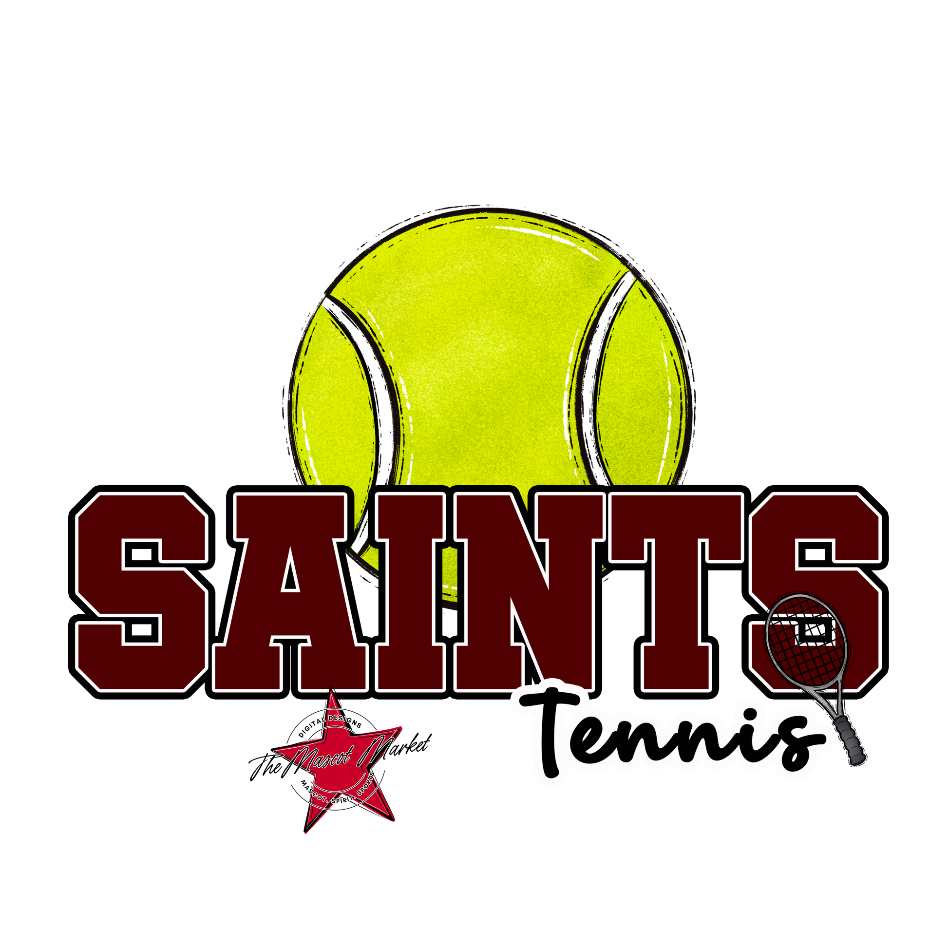 Saints Varsity Tennis-Maroon
