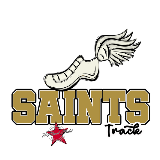 Saints Varsity Track-Gold