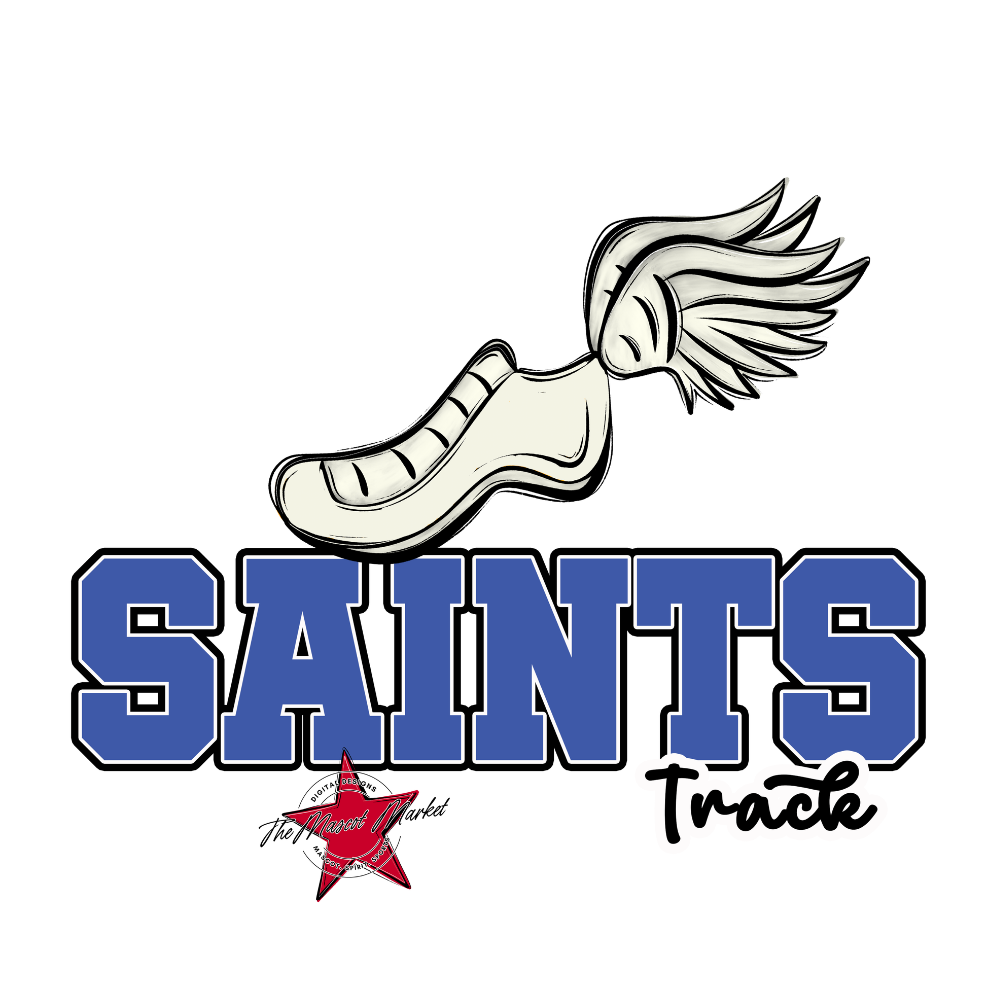 Saints Varsity Track-Off Blue
