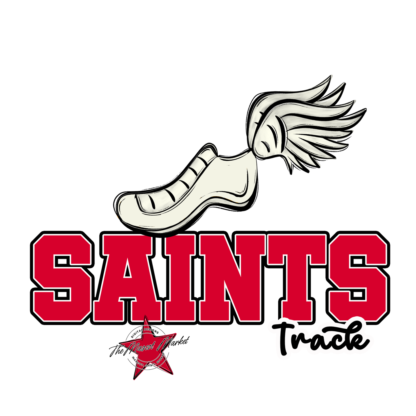 Saints Varsity Track-Red