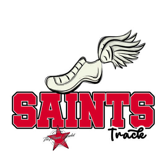 Saints Varsity Track-Red