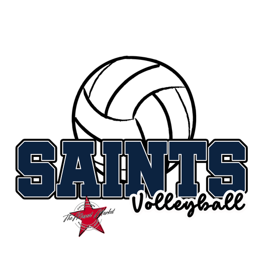 Saints Varsity Volleyball-Navy