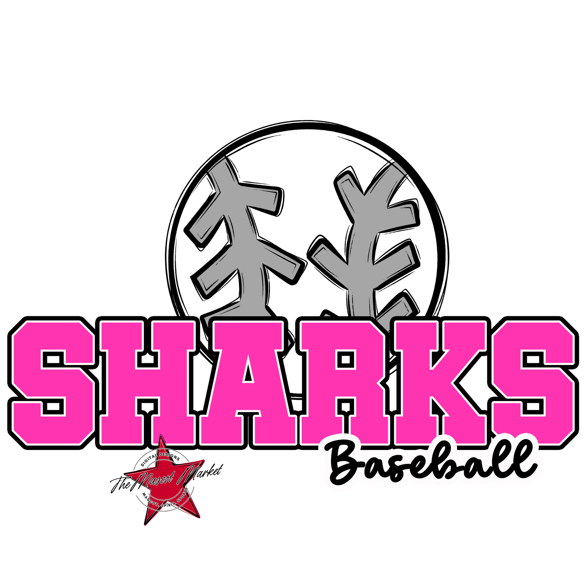 Sharks Varsity Baseball-Pink