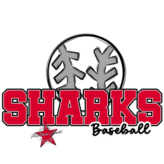 Sharks Varsity Baseball-Red
