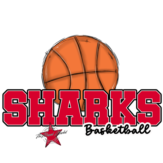 Sharks Varsity Basketball-Red