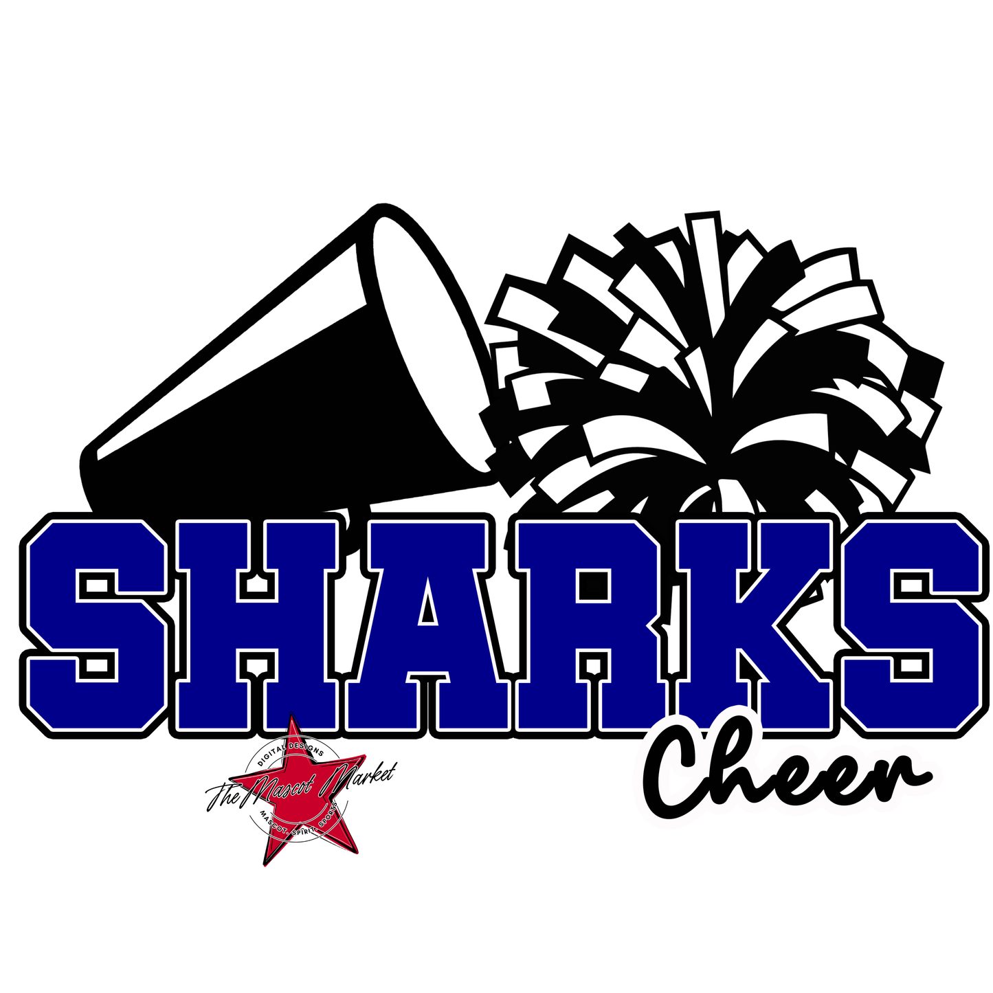 Sharks Varsity Cheer-Blue