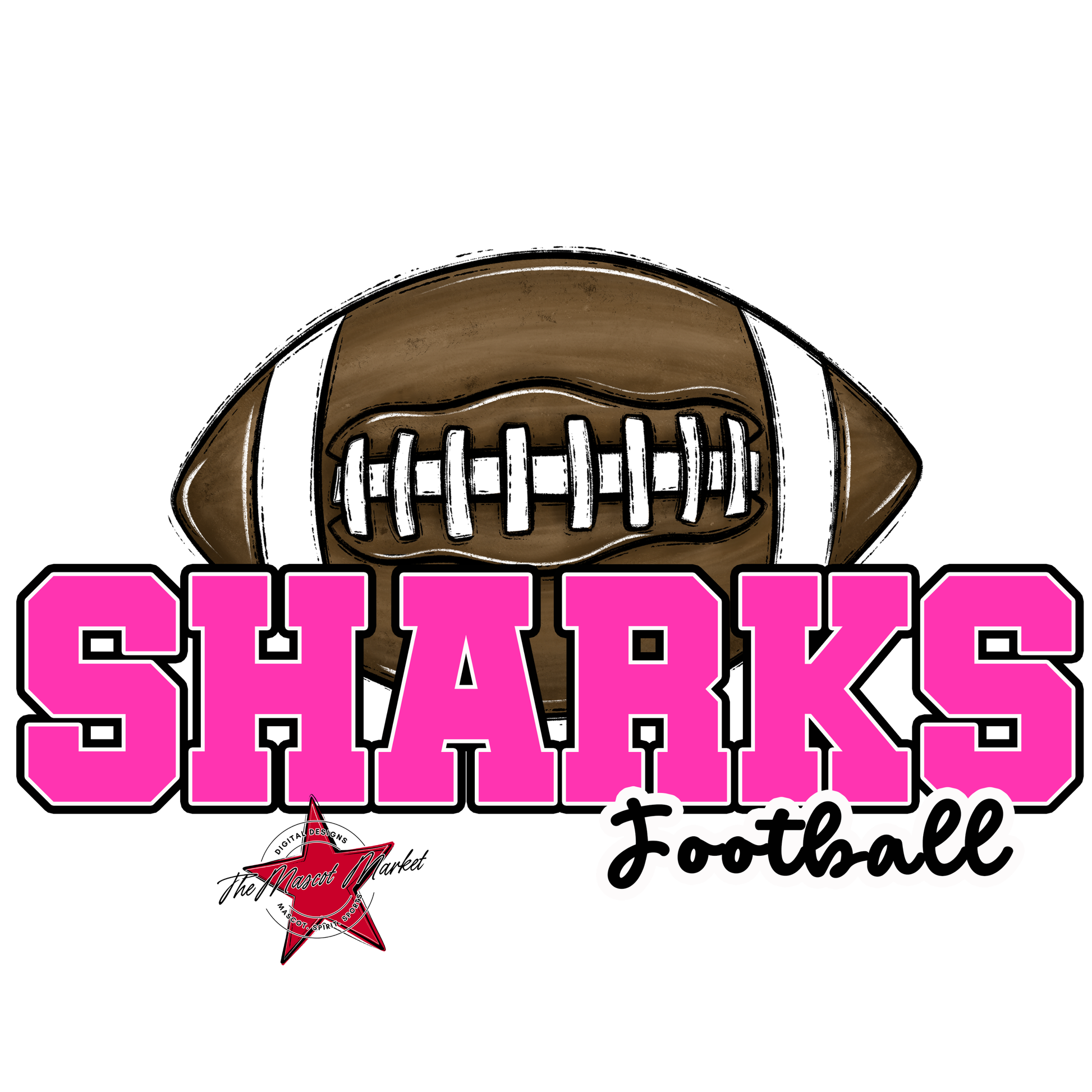 Sharks Varsity Football-Pink