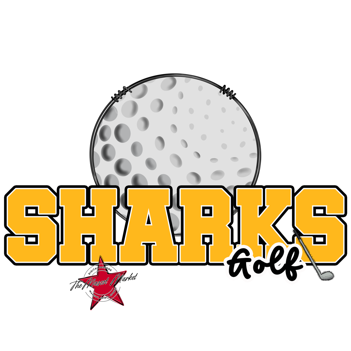 Sharks Varsity Golf-Yellow