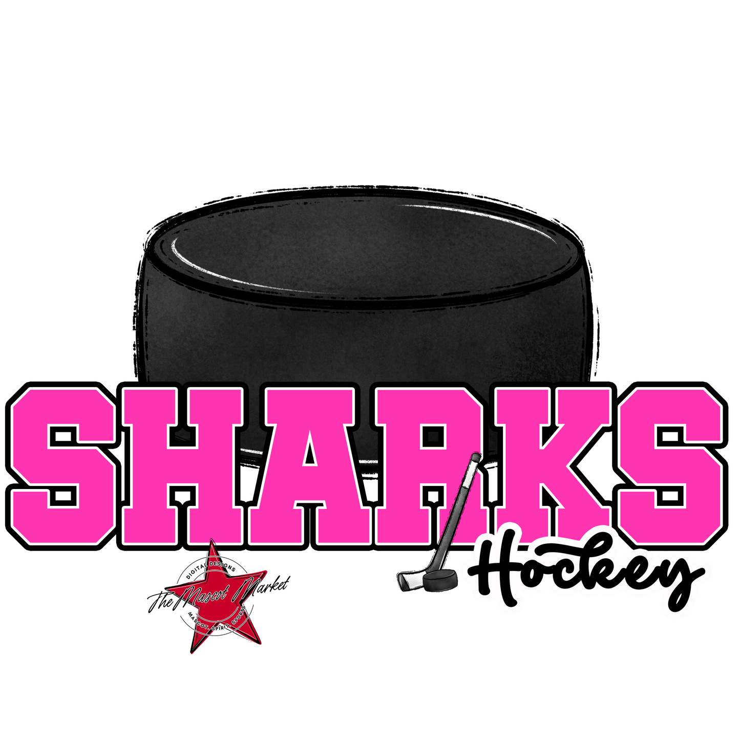 Sharks Varsity Hockey-Pink