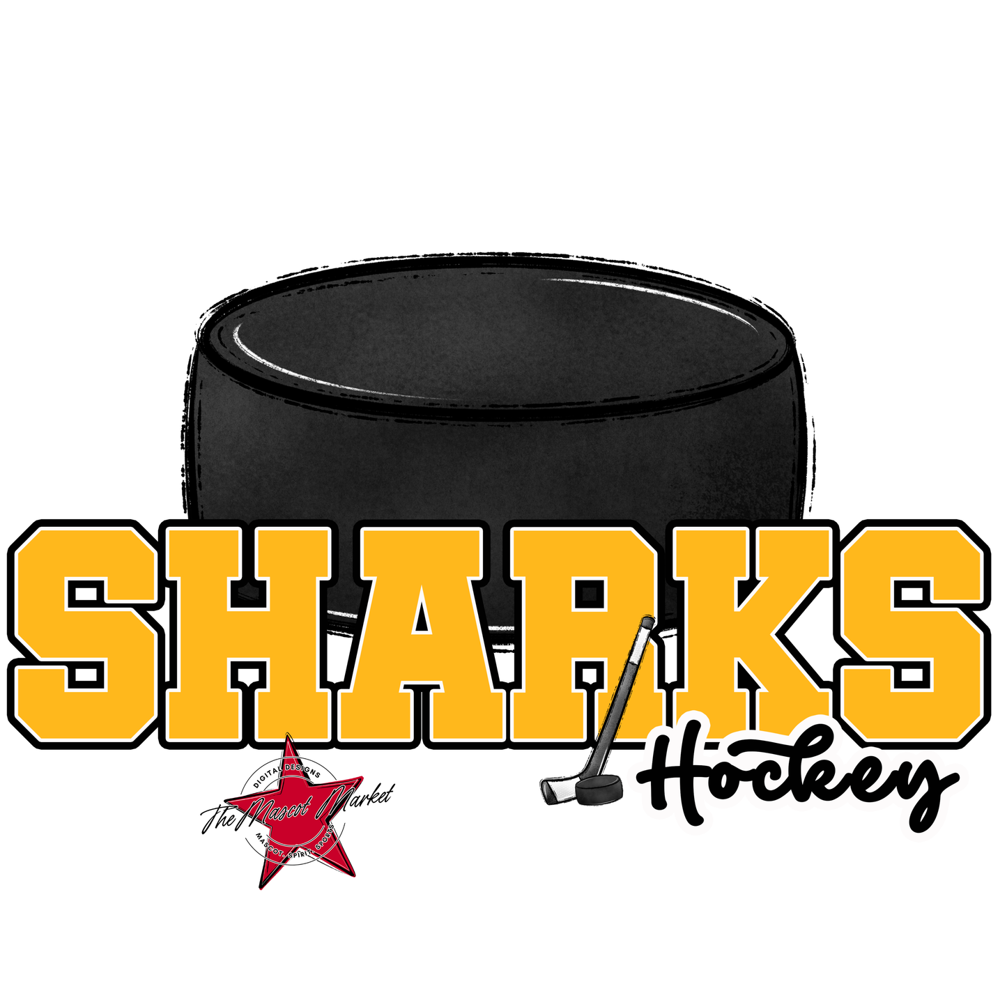 Sharks Varsity Hockey-Yellow