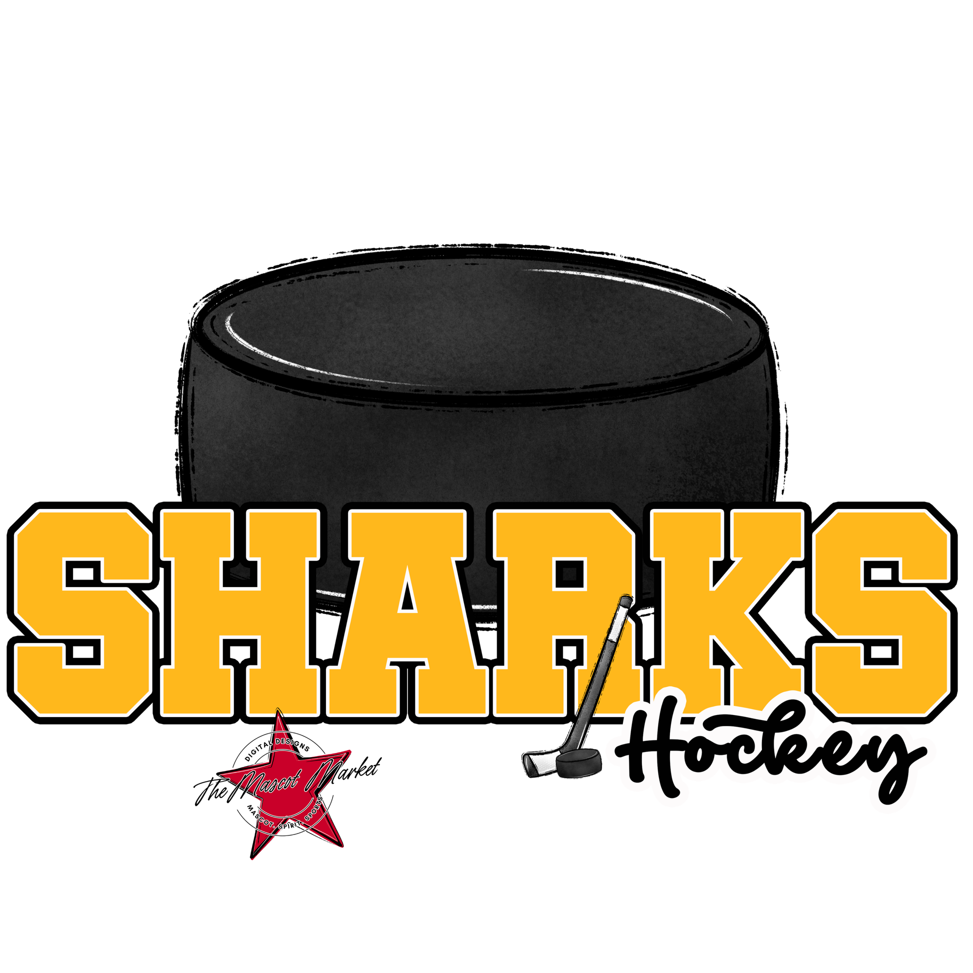 Sharks Varsity Hockey-Yellow