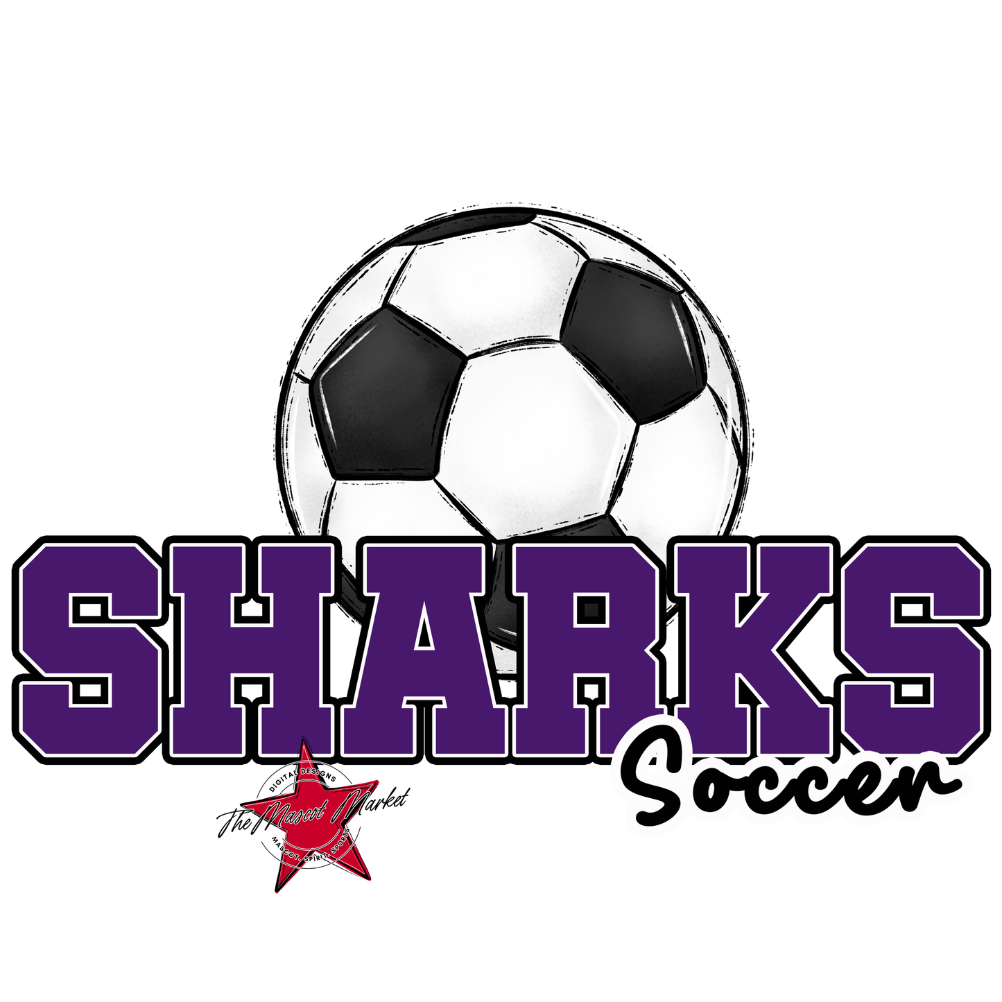 Sharks Varsity Soccer-Purple