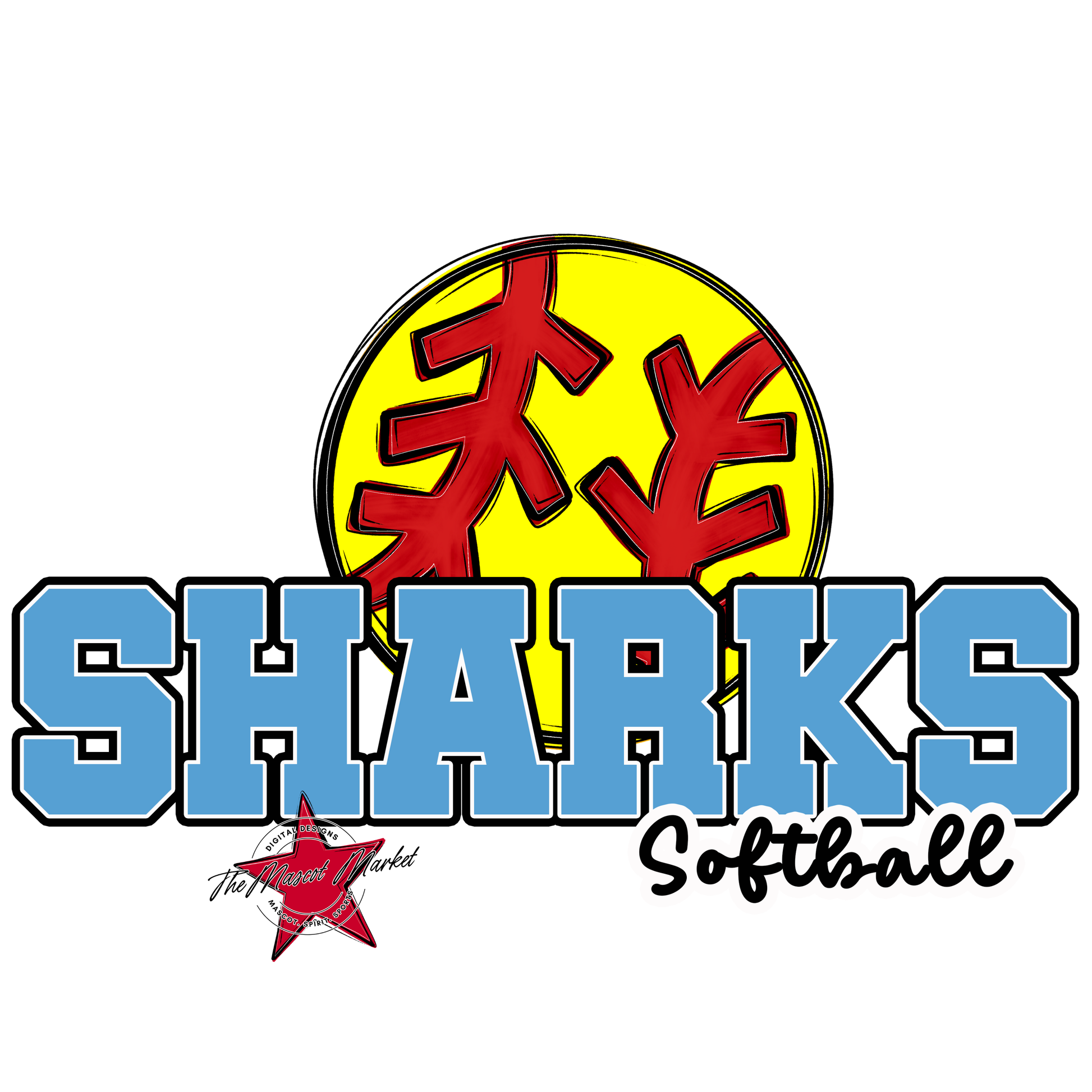 Sharks Varsity Softball-Carolina Blue