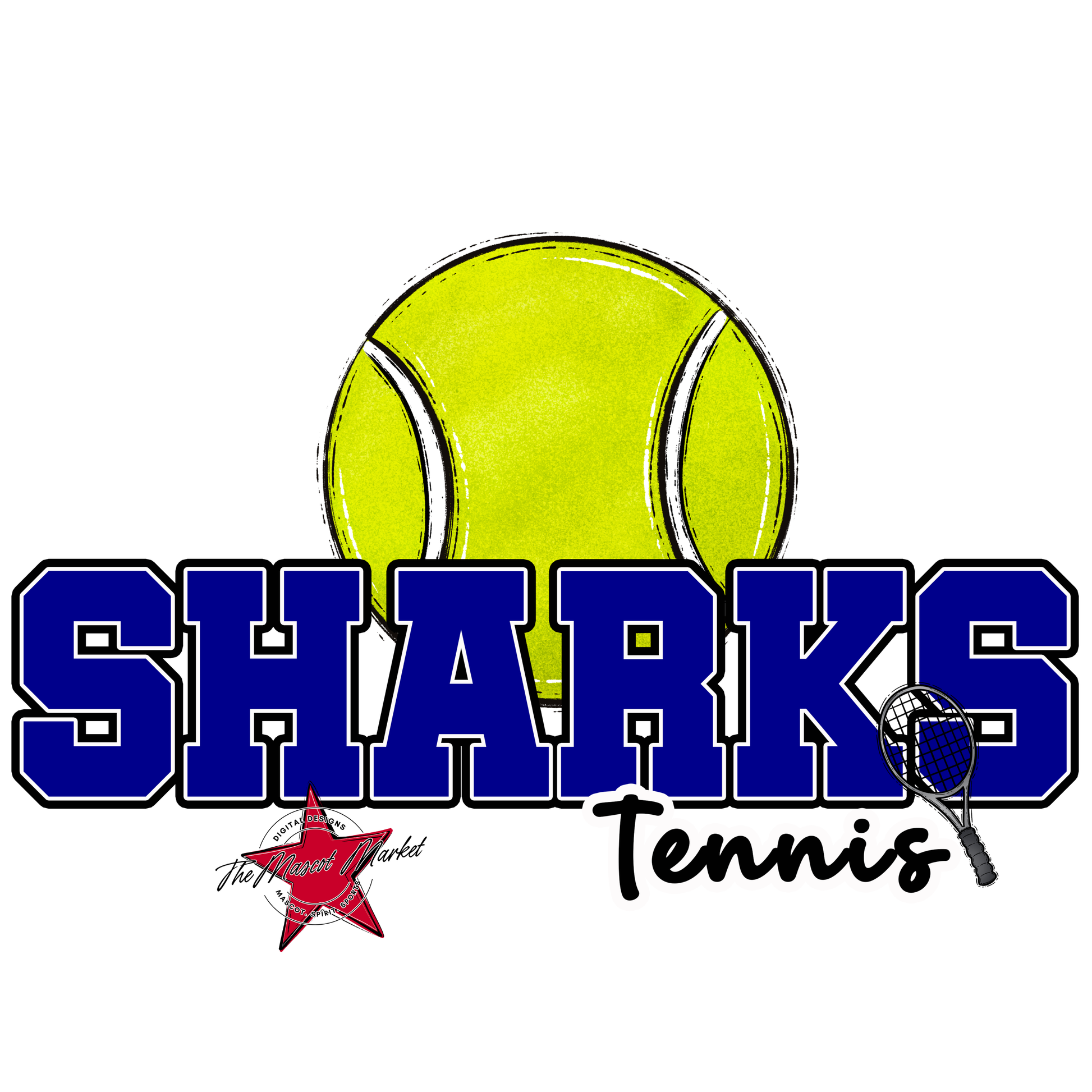 Sharks Varsity Tennis-Blue