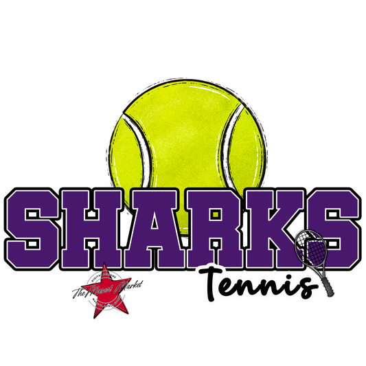 Sharks Varsity Tennis-Purple