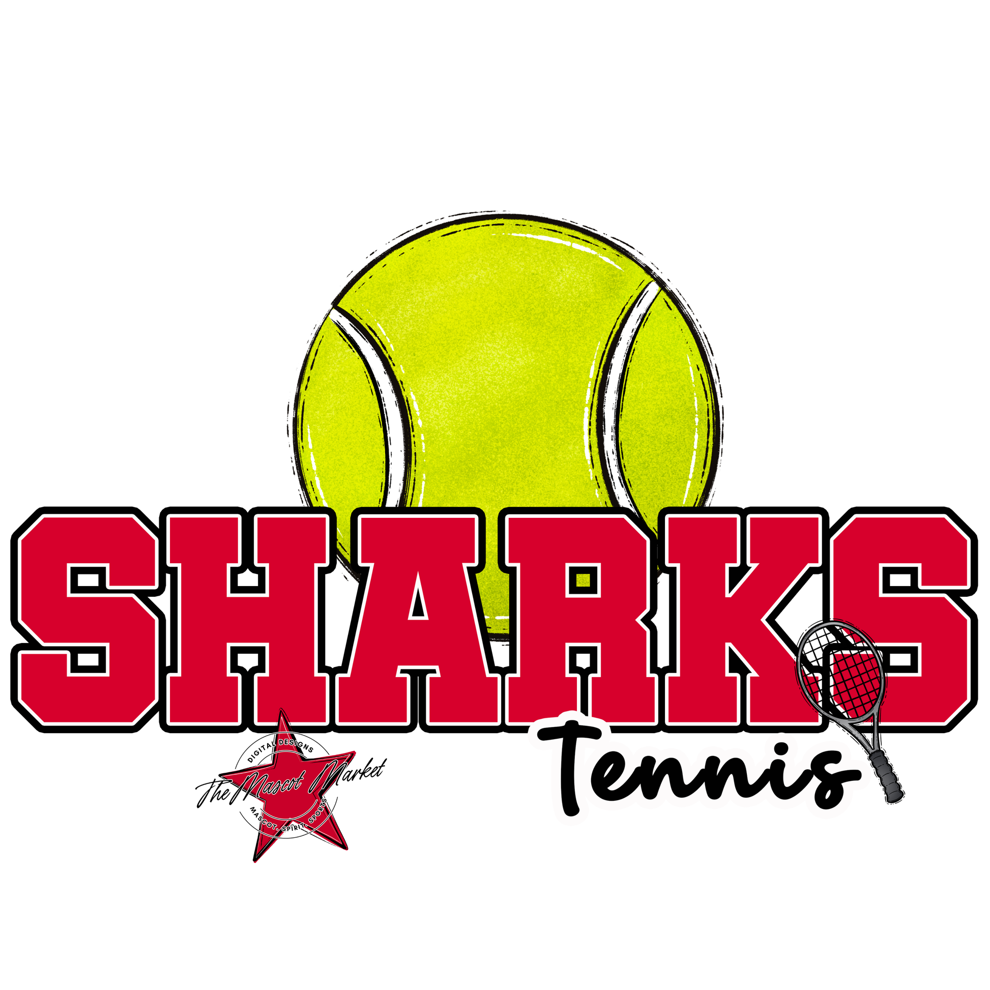 Sharks Varsity Tennis-Red