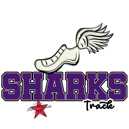 Sharks Varsity Track-Purple