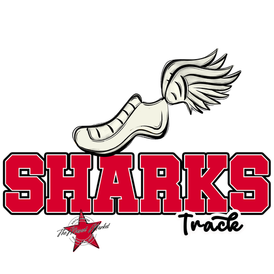 Sharks Varsity Track-Red