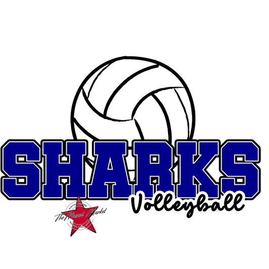 Sharks Varsity Volleyball-Blue