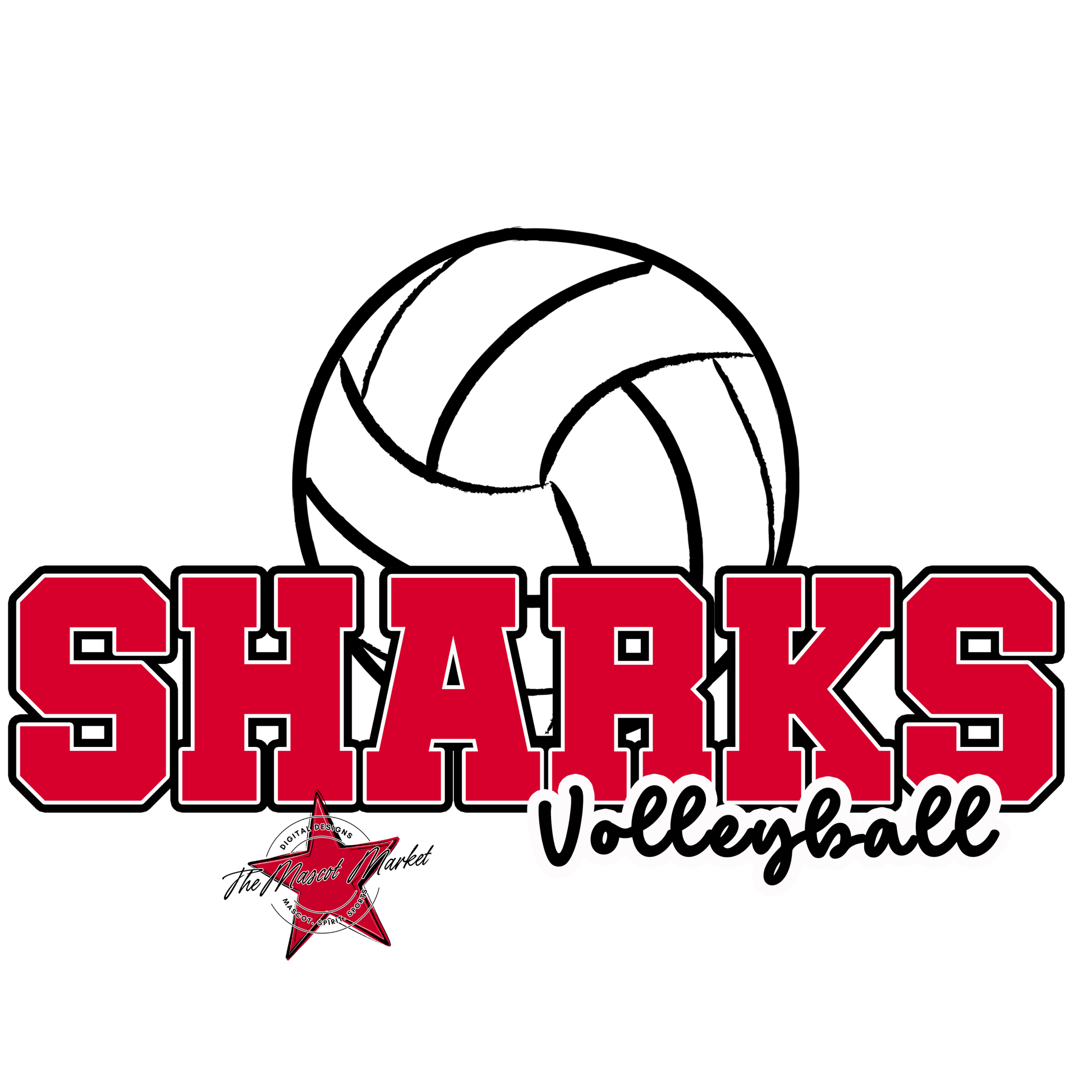 Sharks Varsity Volleyball-Red