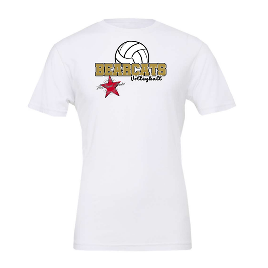 Bearcats Varsity Volleyball Design-Gold