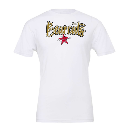 Bearcats Faux Chenille Patch Design-Gold