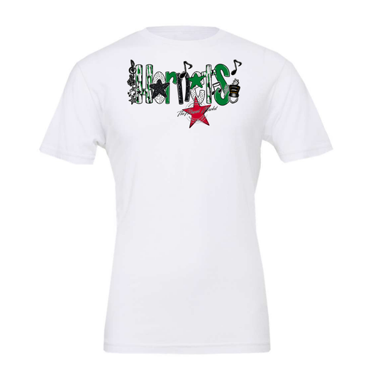 Hornets Band Scrape-Kelly Green