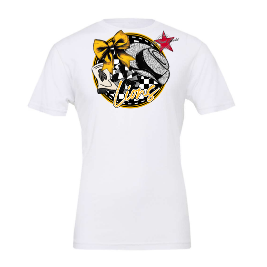 Lions Circle Drillteam Design-Yellow