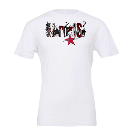 Hornets Band Scrape-Maroon