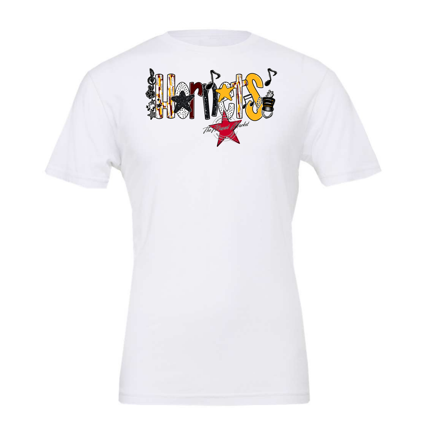 Hornets Band Scrape-Maroon-Yellow