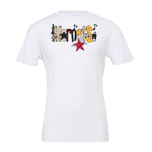 Hornets Band Scrape-Maroon-Yellow