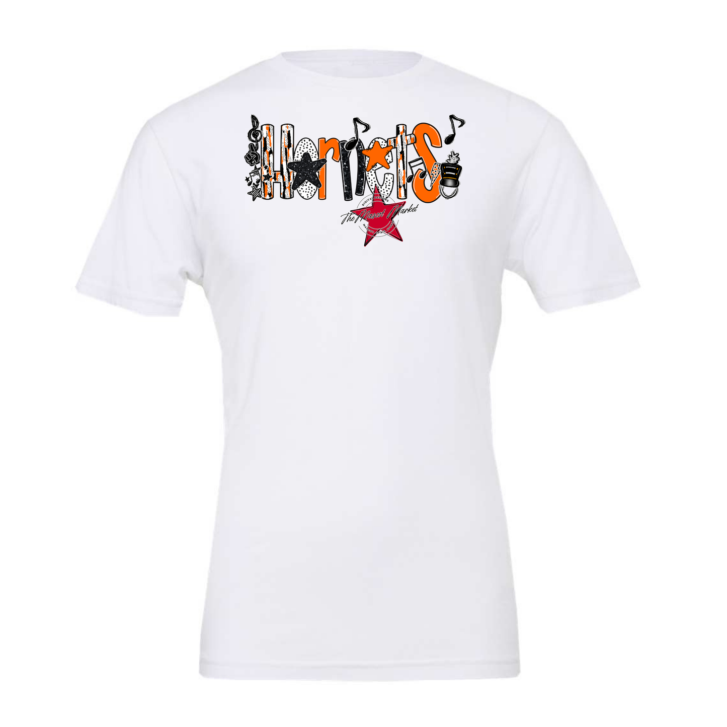 Hornets Band Scrape-Orange