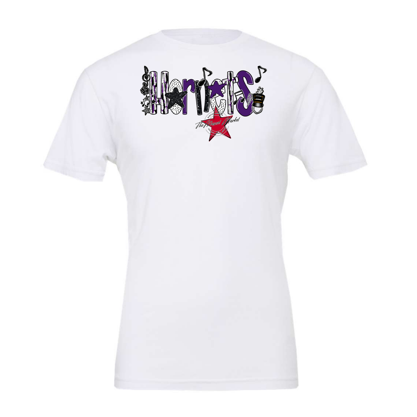 Hornets Band Scrape-Purple