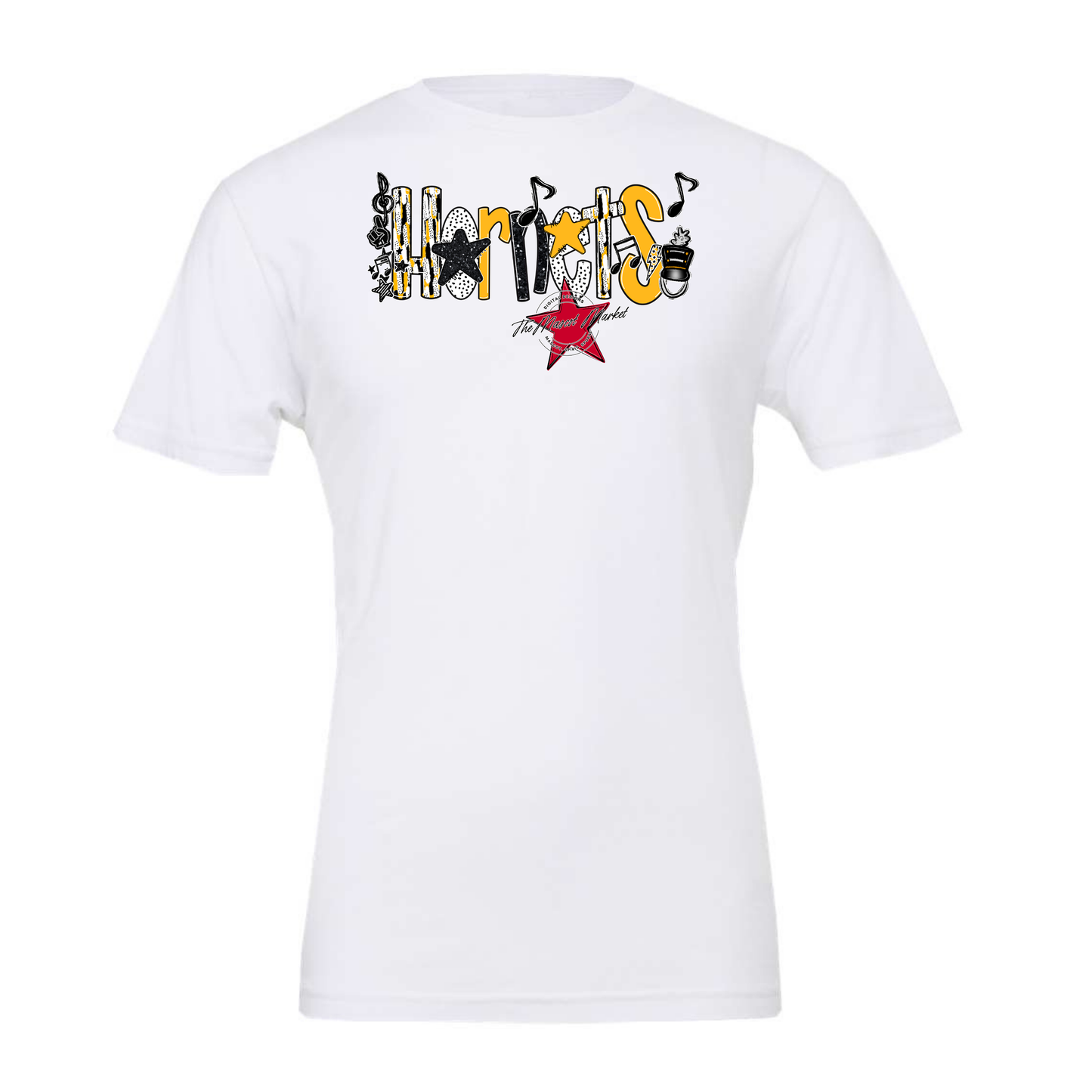 Hornets Band Scrape-Yellow