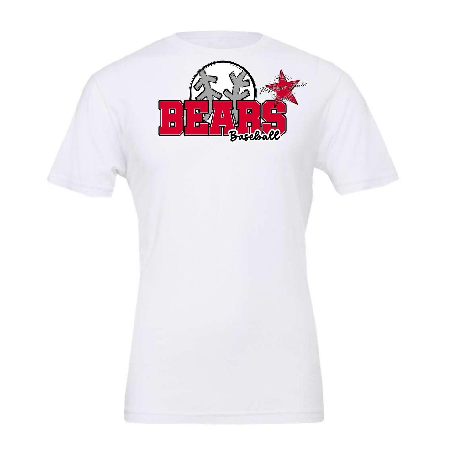 Bears Varsity Baseball Design-Red